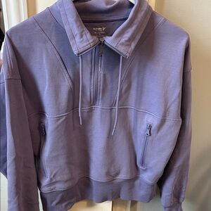 Old Navy Zip-Up Sweater in Lavender